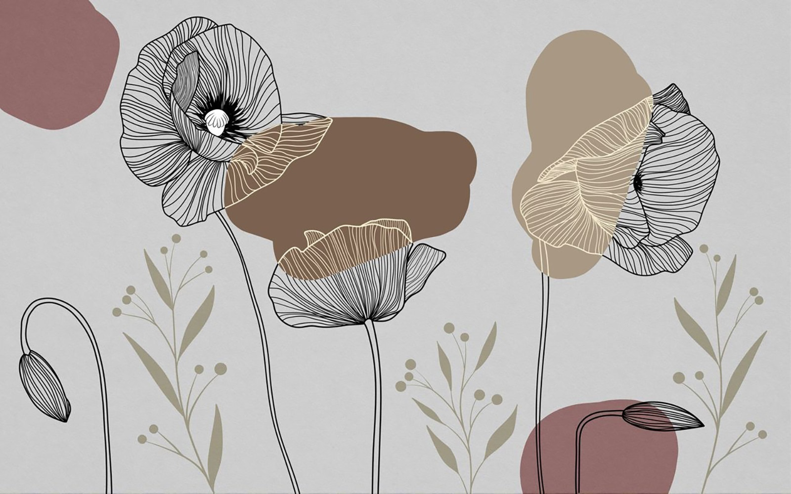 Desen de flori și plante u71639p - Desen de flori și plante - tegory