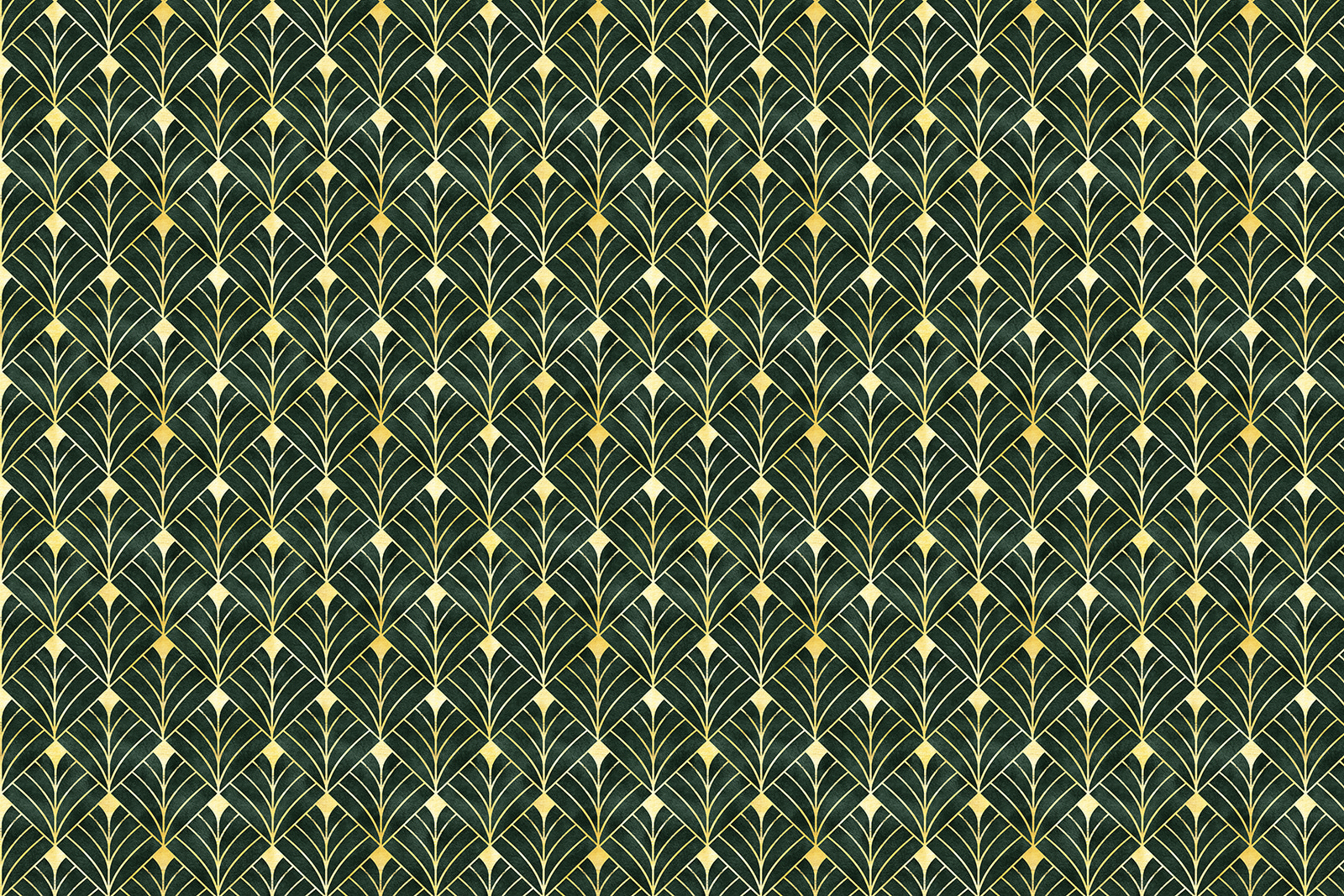 Green and yellow pattern