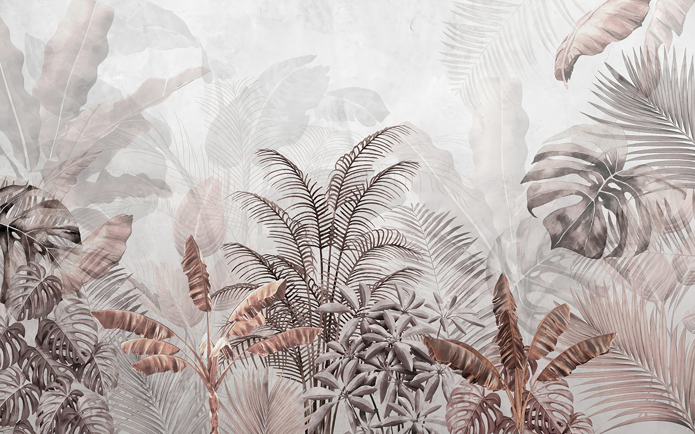 Elegant foliage in soft tones