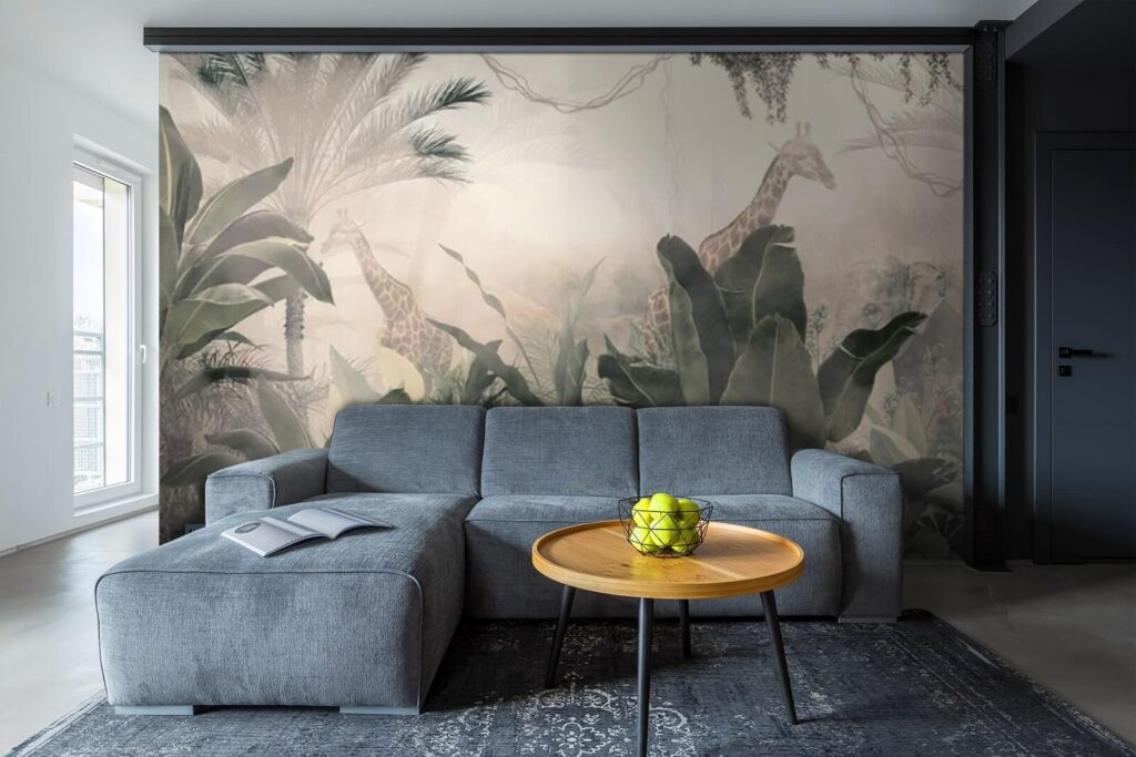 u71250pig1 1024x683 - Girafe într-o pădure cu copaci și plante - tegory