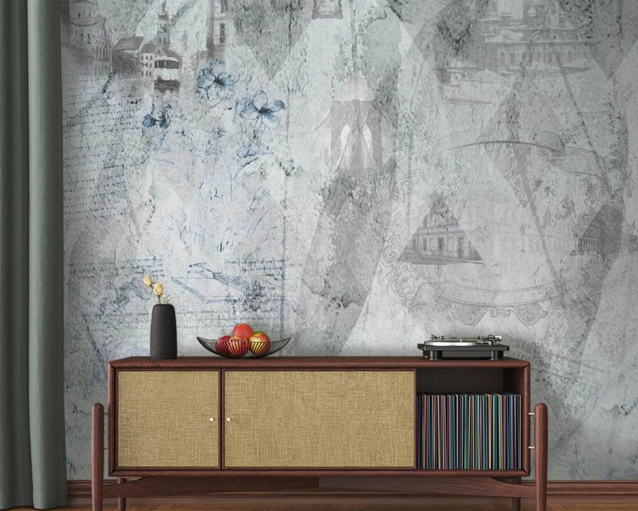 Tapet gri și alb cu desene u68154pig20m 900x720 - Tapet gri și alb cu desene - tegory