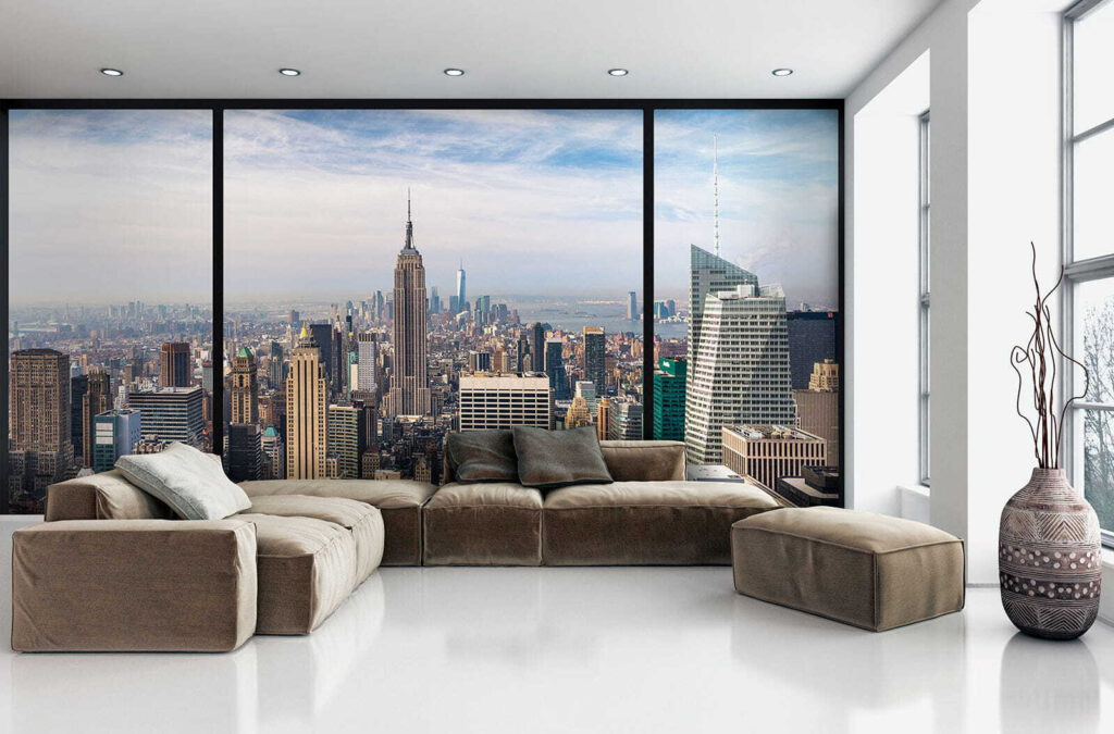 City with tall buildings