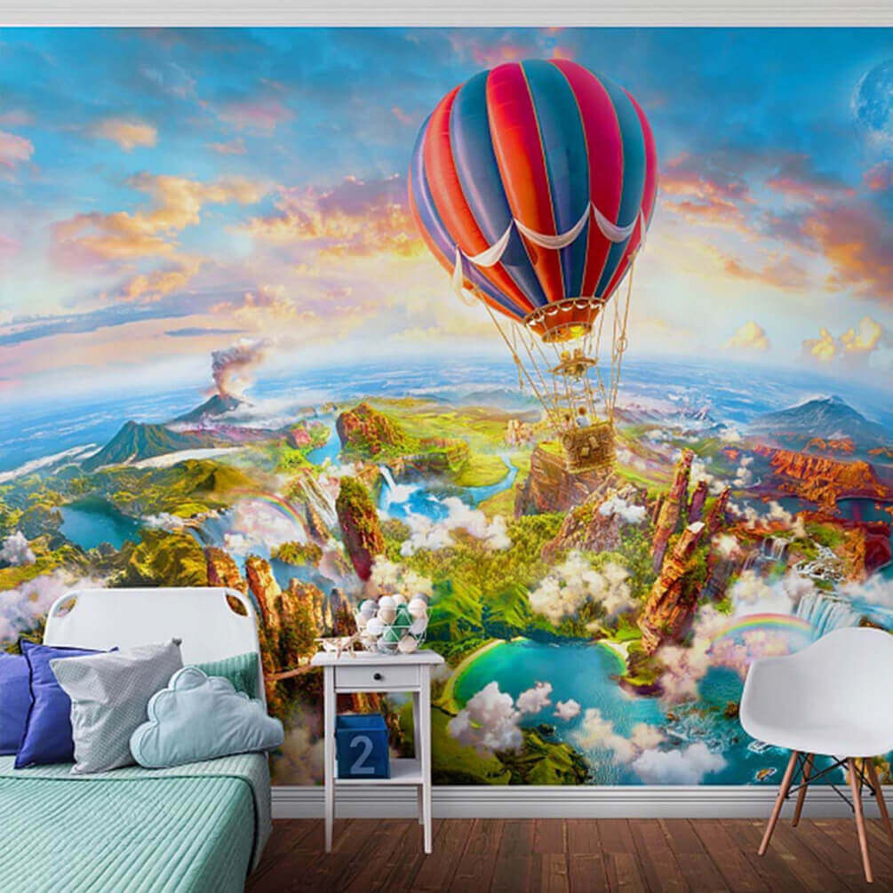 u62124pir1m - Balon cu aer cald deasupra unui peisaj - tegory