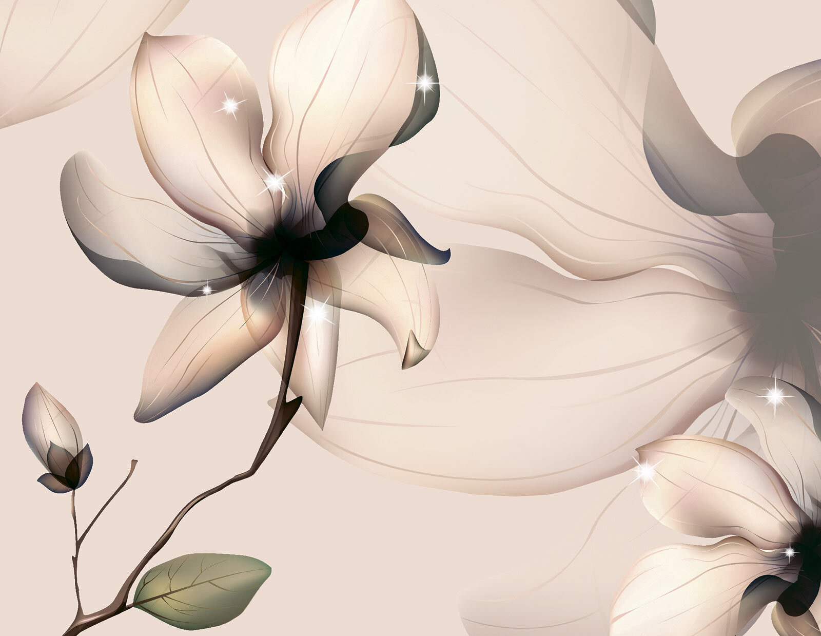 Frumusețe florală delicată în nuanțe moi u59884p - Frumusețe florală delicată în nuanțe moi - tegory