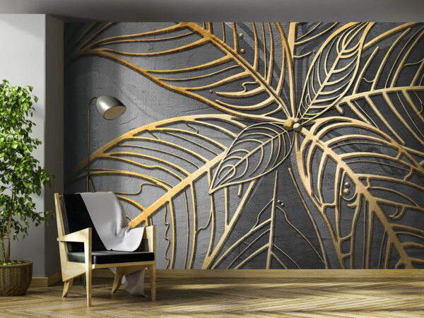 Design artistic de frunze complicate Design artistic de frunze complicate
