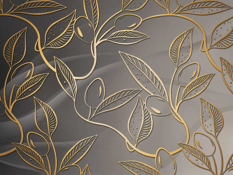 Design floral elegant pe fundal închis