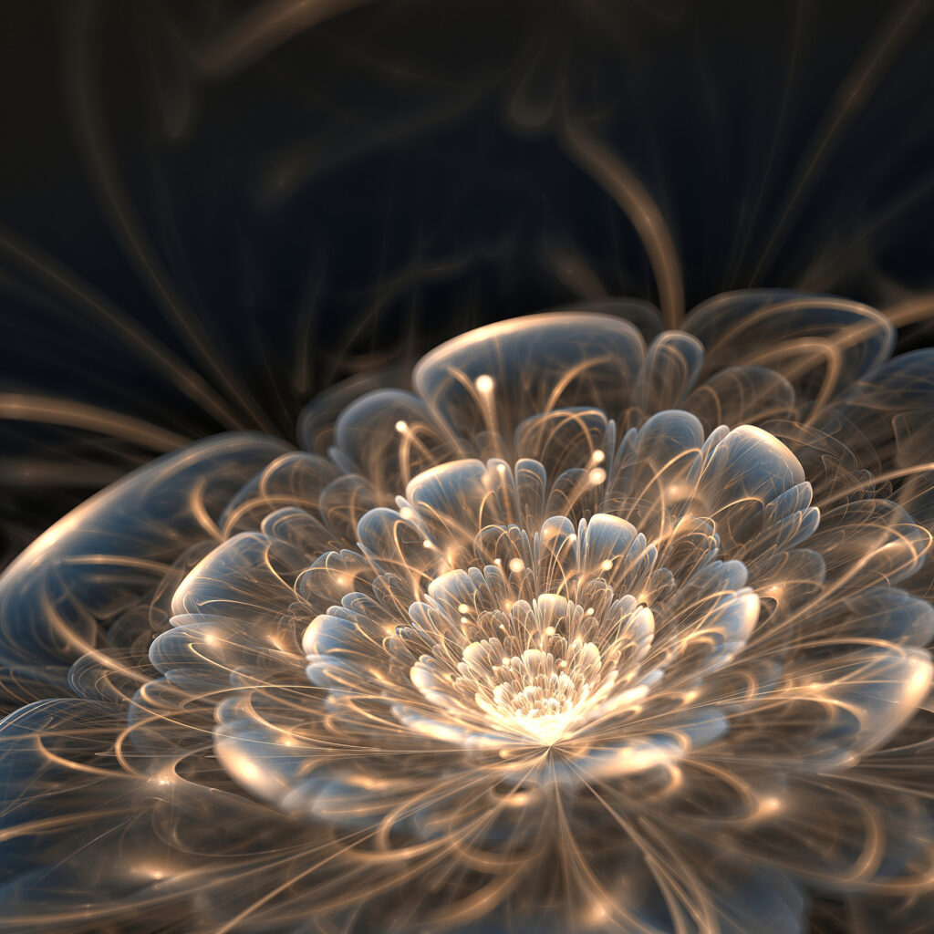 Mesmerizing floral abstract design