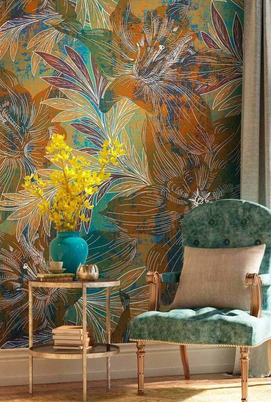 Inspirație frumoasă de design cu model floral