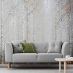 Fototapet Grup de copaci într-o pădure