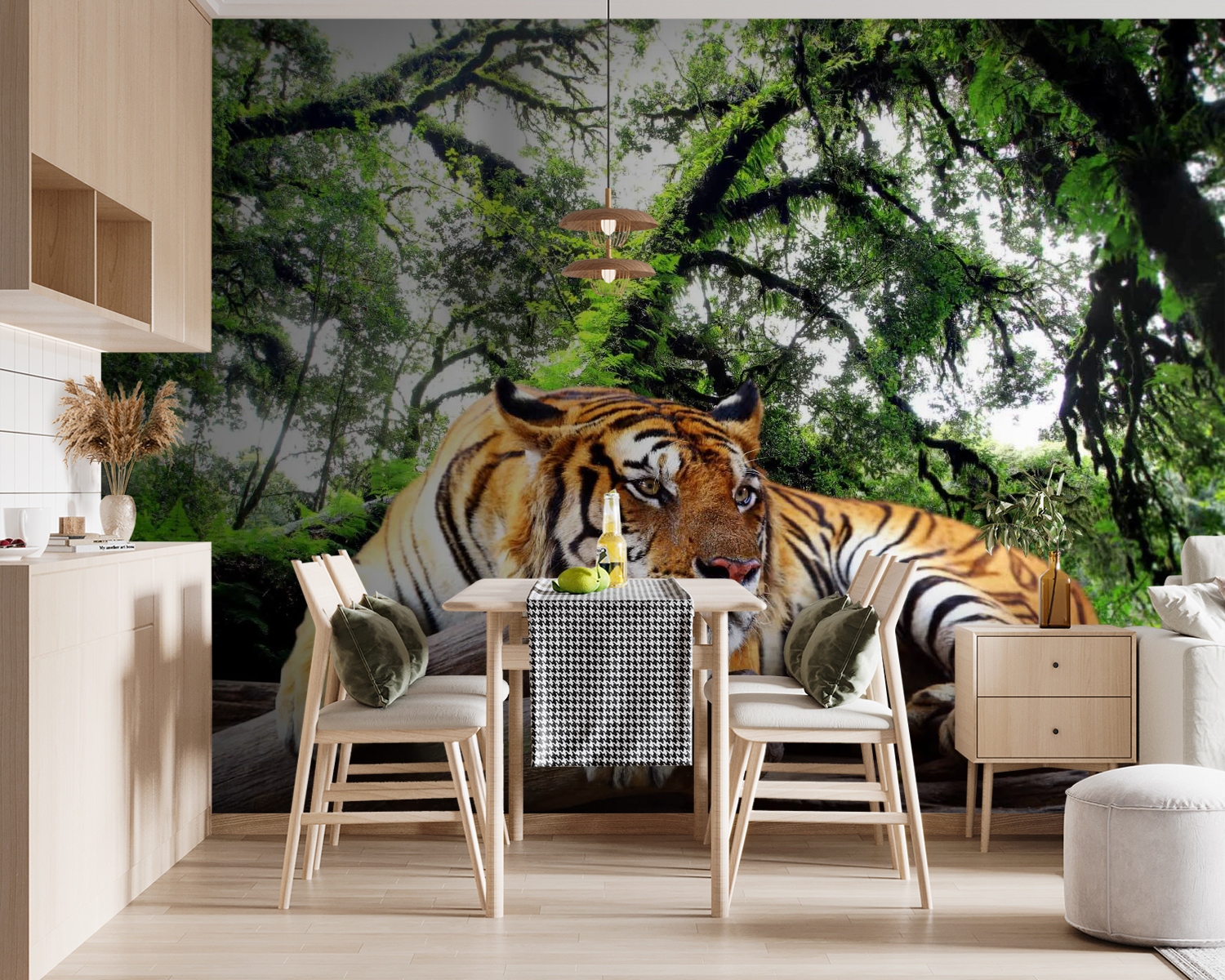 u57805pik119m - Tigru întins pe un buștean - tegory