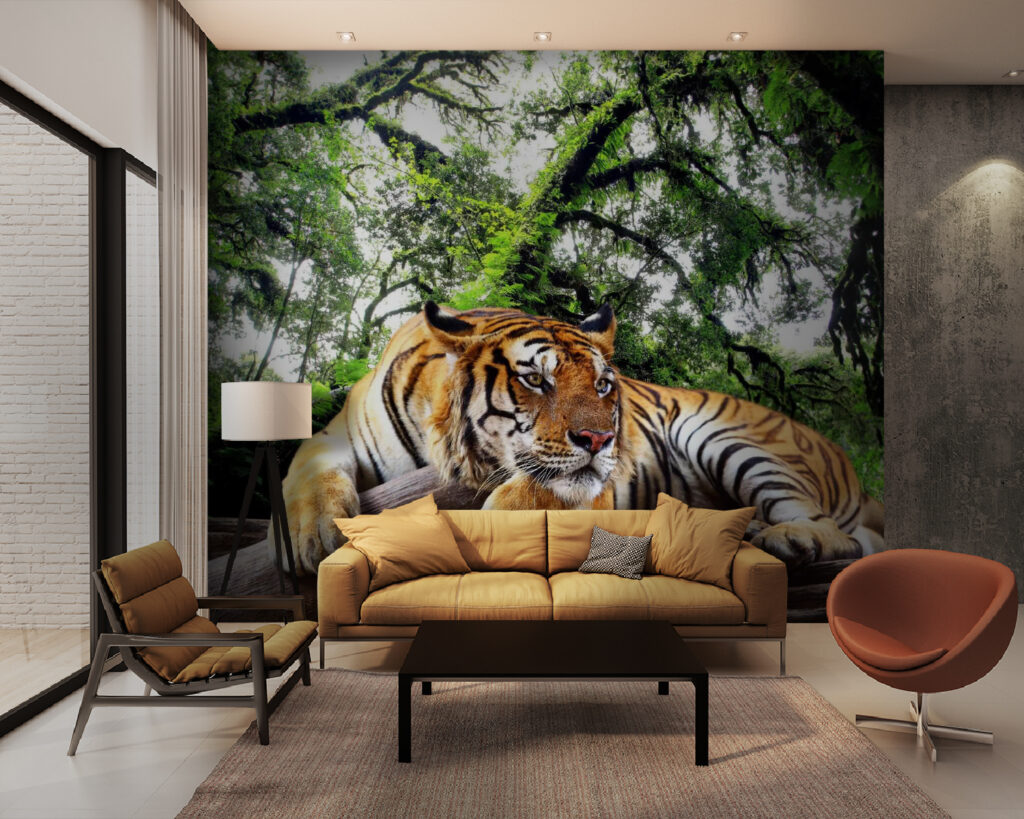 u57805pig28 1024x819 - Tigru întins pe un buștean - tegory