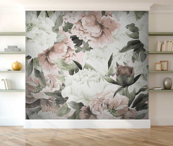 Modele florale delicate în nuanțe delicate Modele florale delicate în nuanțe delicate