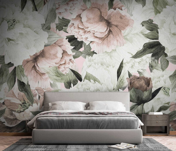 Modele florale delicate în nuanțe delicate Modele florale delicate în nuanțe delicate