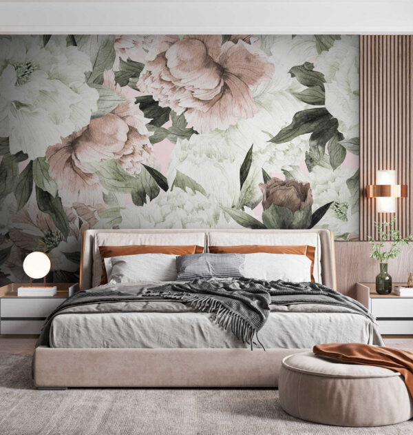 Modele florale delicate în nuanțe delicate Modele florale delicate în nuanțe delicate
