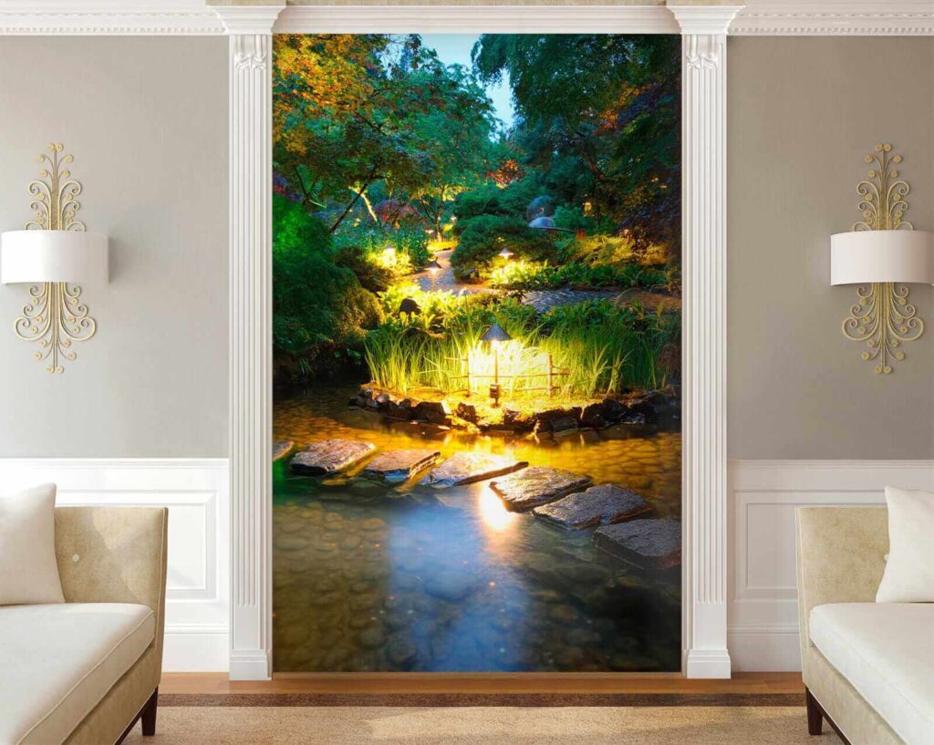 u55184pig1 1024x817 - Cale de piatră într-un iaz cu lumini - tegory