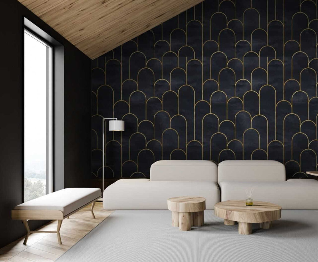 Elegant Arches in Midnight Hue