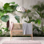 Fototapet Grup de arbori și plante