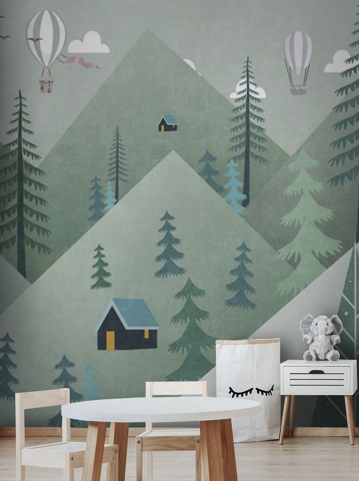 u51241pir1m - Peisaj cu copaci și baloane cu aer cald - tegory