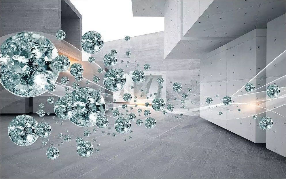Grup mare de diamante într-o cameră Grup mare de diamante într-o cameră
