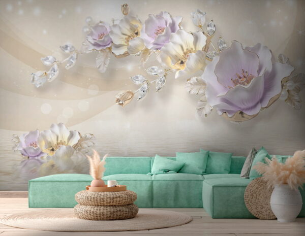 Flori delicate pe ape liniștite Flori delicate pe ape liniștite