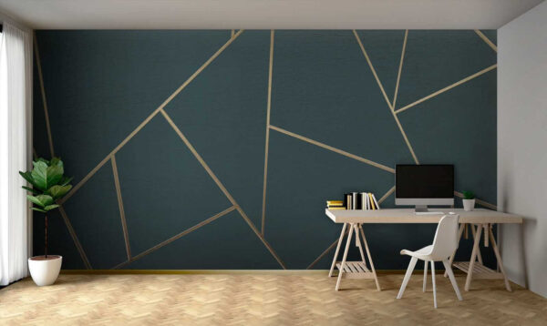 Liniile abstracte teal se intersectează grațios Liniile abstracte teal se intersectează grațios