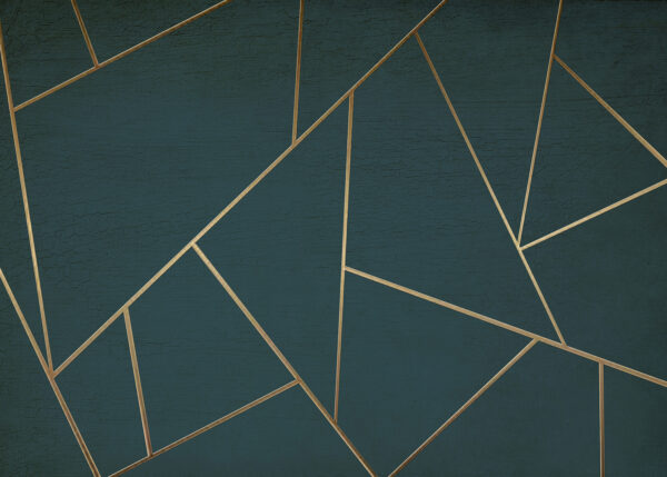 Liniile abstracte teal se intersectează grațios Liniile abstracte teal se intersectează grațios
