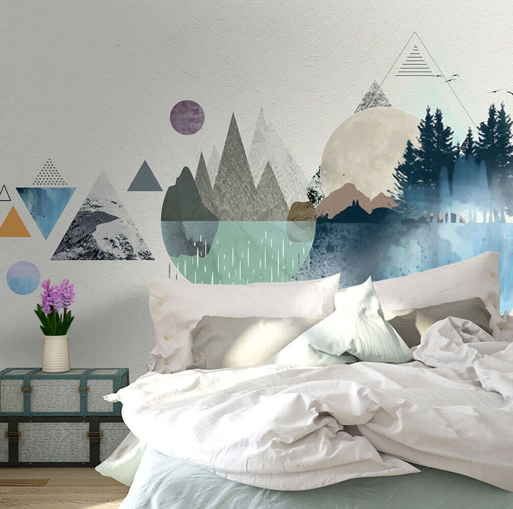 Apă și copaci într-un peisaj u46550pib1 - Apă și copaci într-un peisaj - tegory