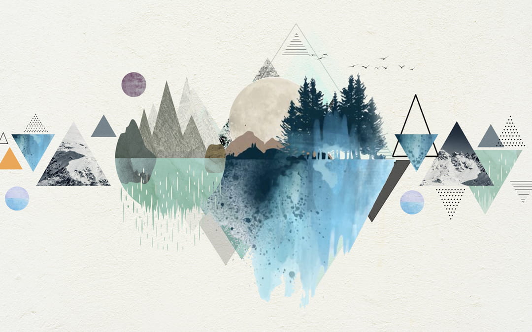 Apă și copaci într-un peisaj u46550p - Apă și copaci într-un peisaj - tegory