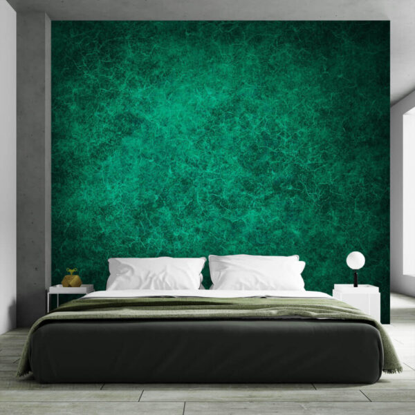 Fond verde cu o mulțime de fisuri mici Fototapet Fond verde cu o mulțime de fisuri mici