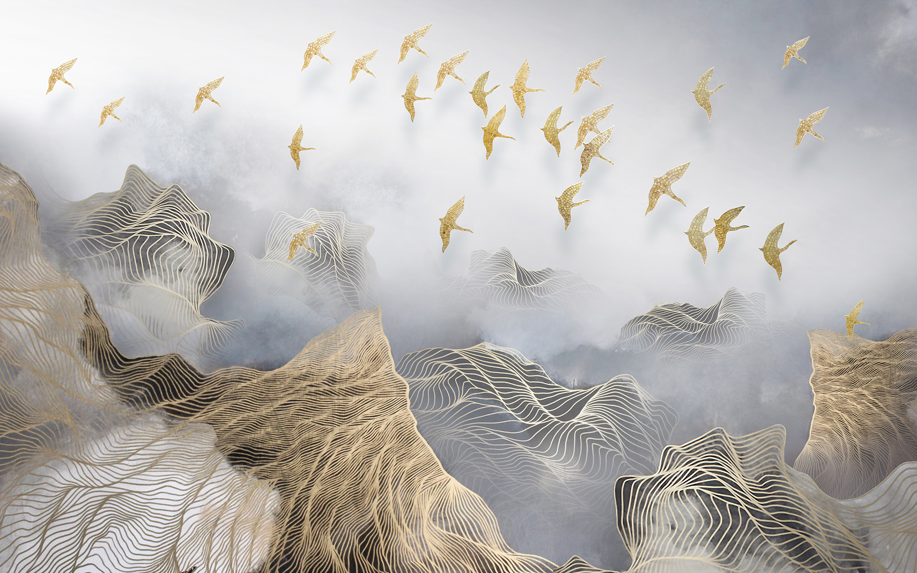 Birds flying in the sky Birds flying in the sky