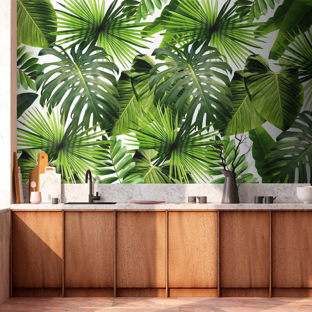 Group of green leaves