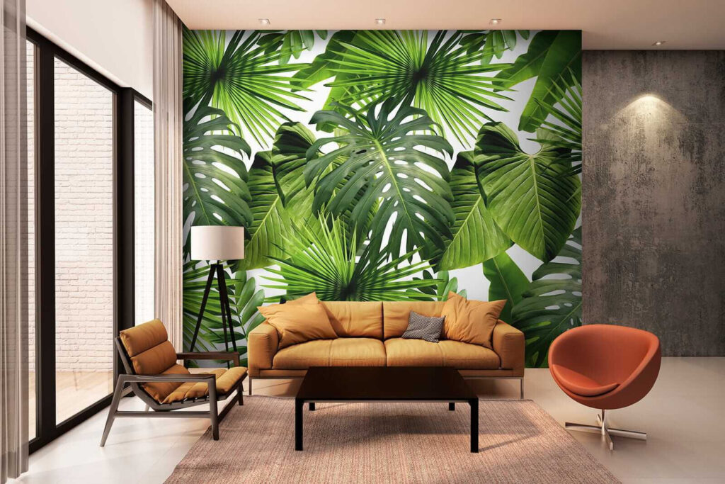 Group of green leaves