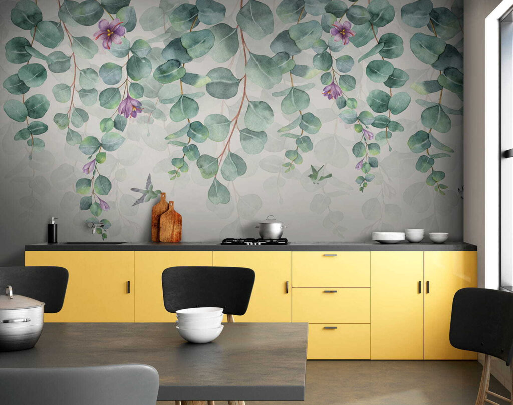 Delicate florals and vibrant foliage