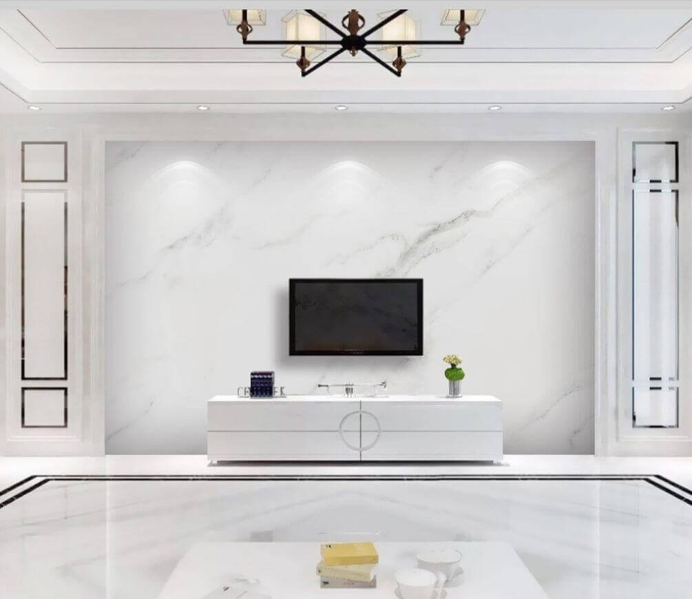 Suprafață de marmură albă cu nervuri negre u33409pig1m - Suprafață de marmură albă cu nervuri negre - tegory