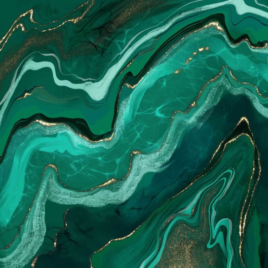 Valuri abstracte în nuanțe de teal Valuri abstracte în nuanțe de teal