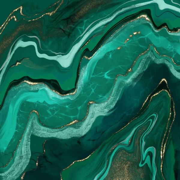Valuri abstracte în nuanțe de teal u33149p 600x600 - Valuri abstracte în nuanțe de teal - tegory