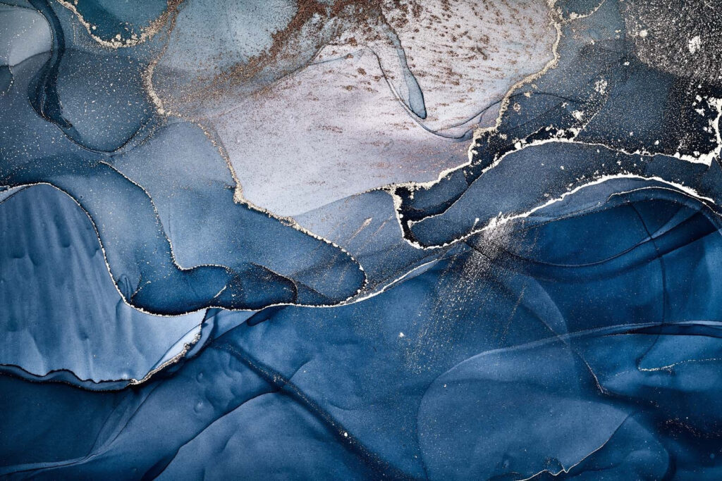 Valuri oceanice abstracte cu linii metalice. Valuri oceanice abstracte cu linii metalice.