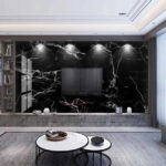 Fototapet Marmură neagră și albă