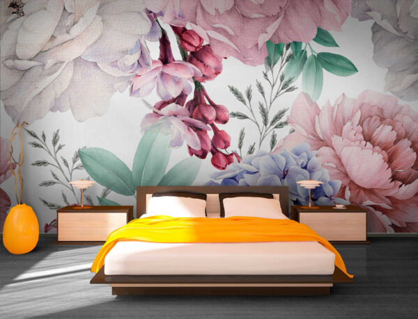 Eleganță florală colorată în floare Eleganță florală colorată în floare