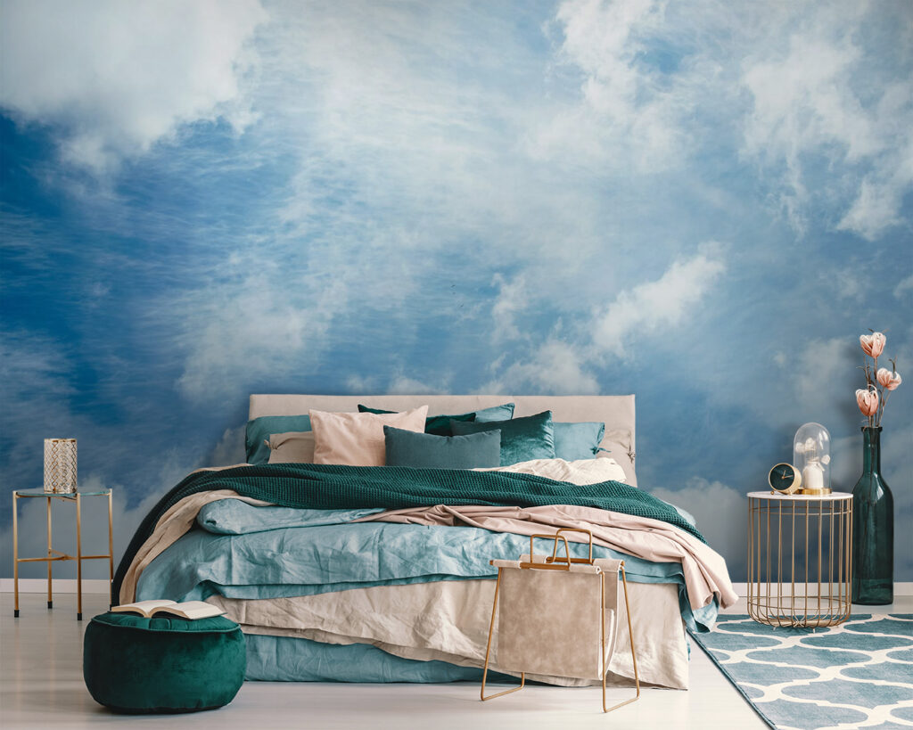 Blue sky with clouds