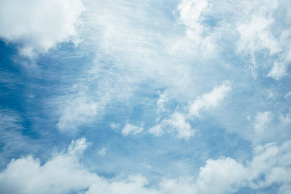 Blue sky with clouds