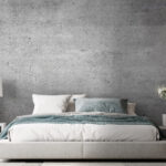 Fototapet Suprafață de beton gri cu pete mici