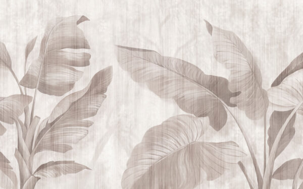 Design elegant cu frunze botanice în tonuri neutre. Design elegant cu frunze botanice în tonuri neutre.