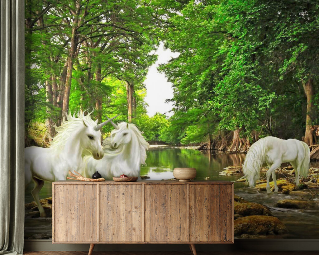 u05099pig21 1024x819 - Grup de unicorni albi într-un râu - tegory