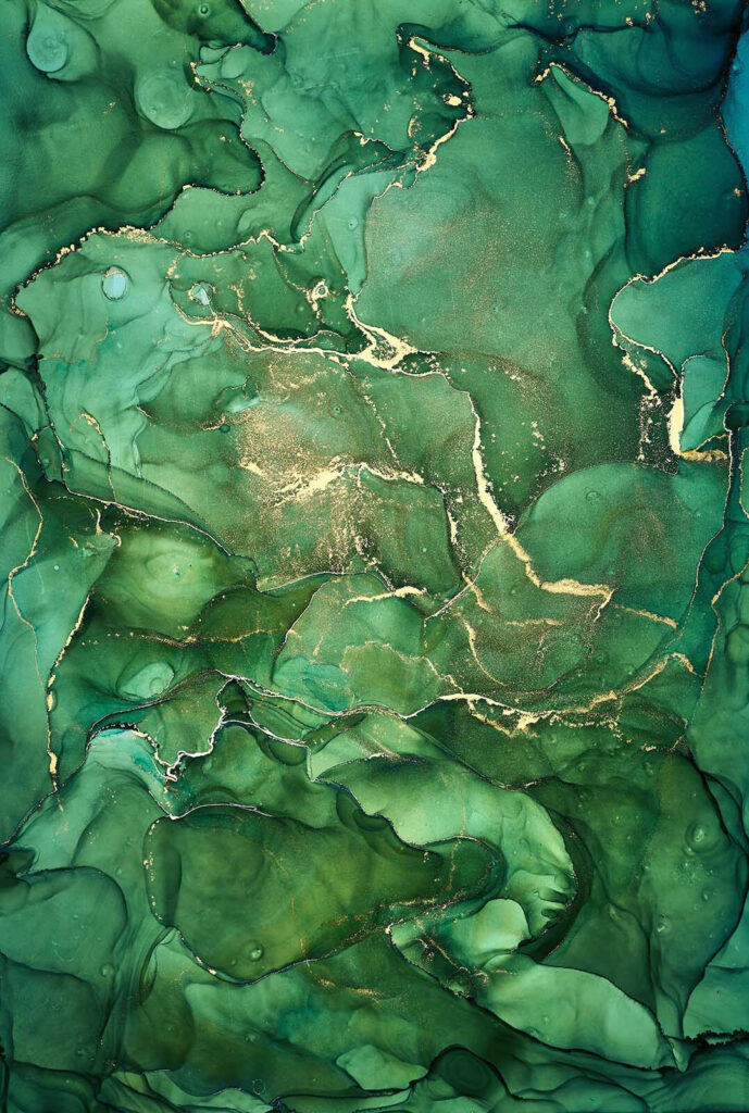Straturi abstracte de nuanțe de verde intens Straturi abstracte de nuanțe de verde intens