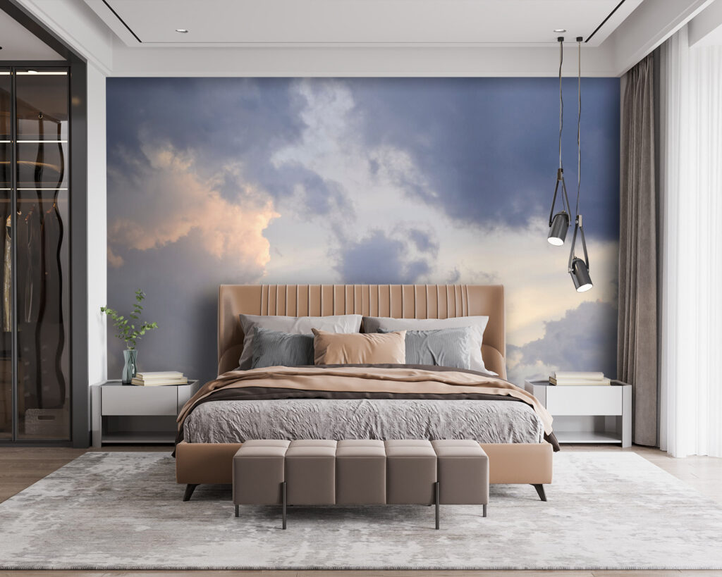 Cloudy sky with clouds
