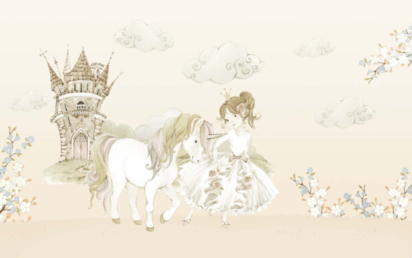 Fata și un unicorn Fata și un unicorn