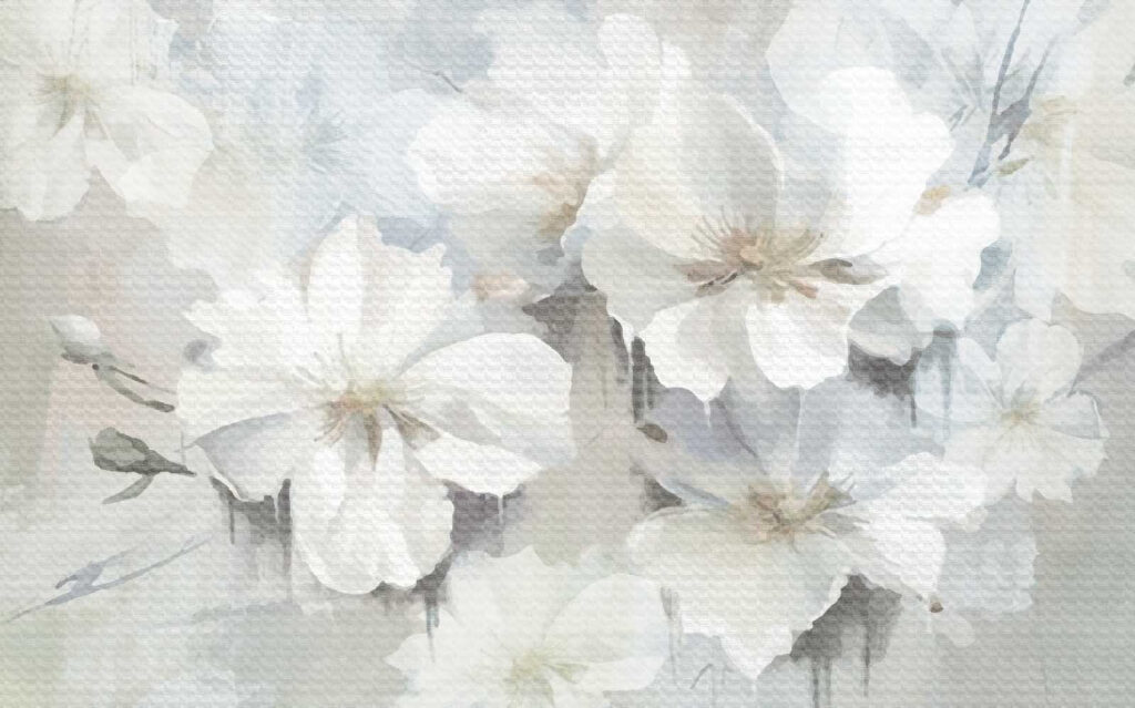 Floare albă delicată în nuanțe delicate Floare albă delicată în nuanțe delicate