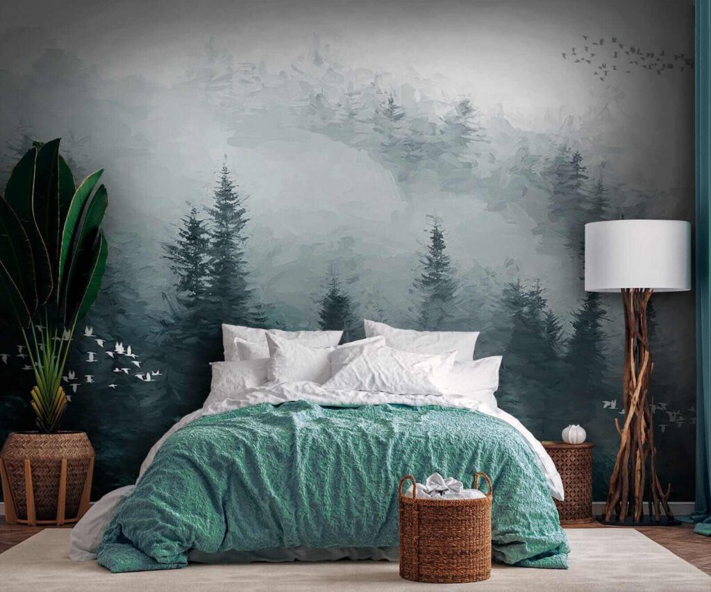 u23921pib2 1024x853 - Pădure cețoasă cu păsări care zboară - tegory