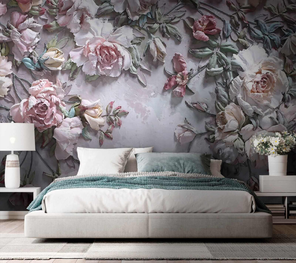 Delicate blooms on a soft canvas